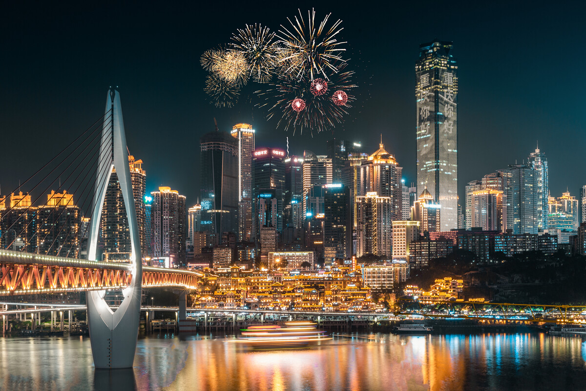 洪崖洞夜景 重慶夜景